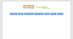 Desktop Screenshot of phywon.com